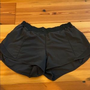 lululemon black shorts